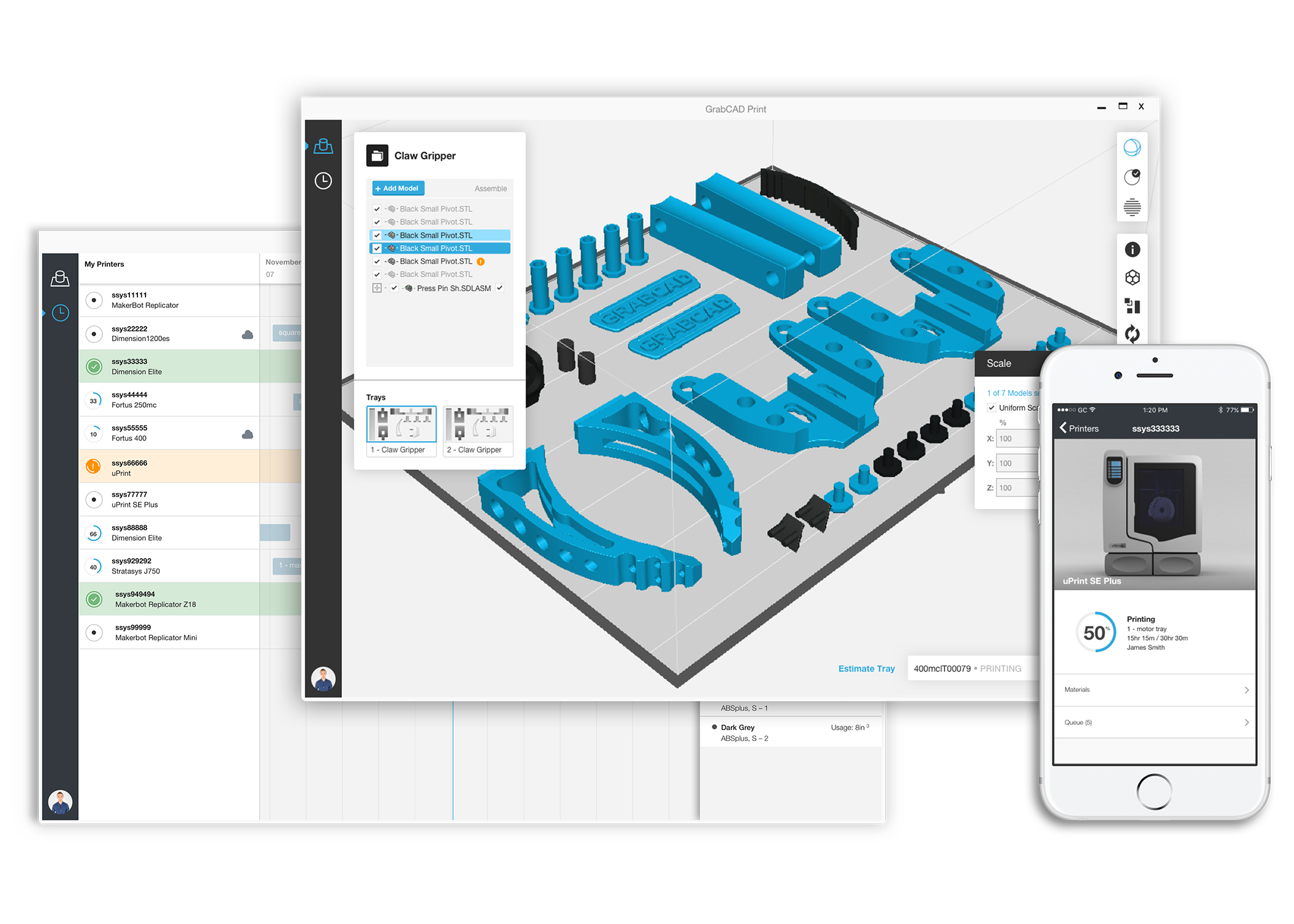 Программное обеспечение Stratasys GrabCAD Print